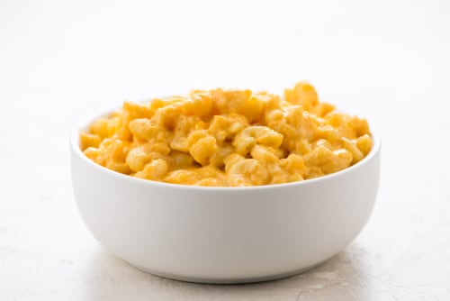 Home Chef Heat & Eat Baked Macaroni and Cheese Perspective: top
