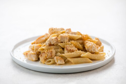 Home Chef Oven-Ready Cheesy Buffalo Chicken Alfredo Penne Perspective: top