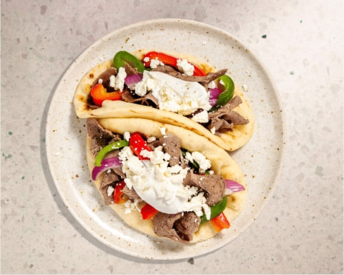 Home Chef® Oven Kit Steak and Pepper Wraps Perspective: top