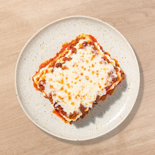 Home Chef Heat and Eat Italian Style Lasagna Perspective: top
