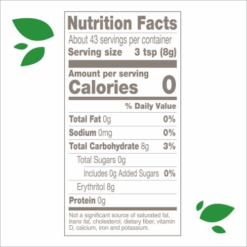 Truvia Sweet Complete Confectioners Calorie-Free Sweetener with the Stevia Leaf, 12 oz Bag Perspective: top