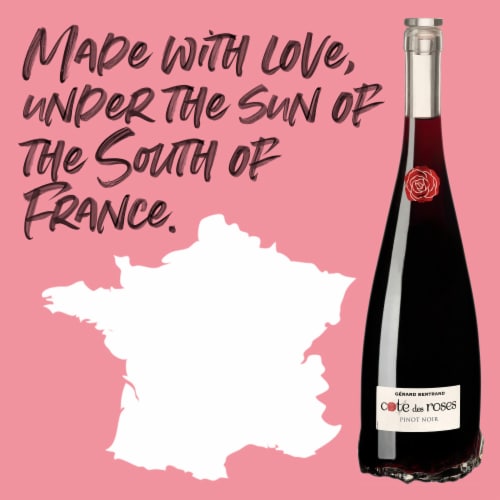 Gerard Bertrand Cote des Roses Pinot Noir France Red Wine Perspective: top