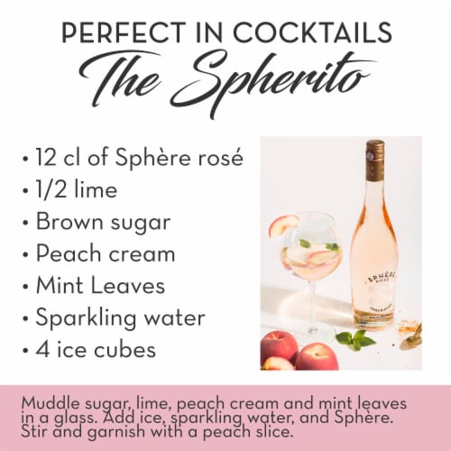 Gerard Bertrand Sphere Rose Wine Perspective: top