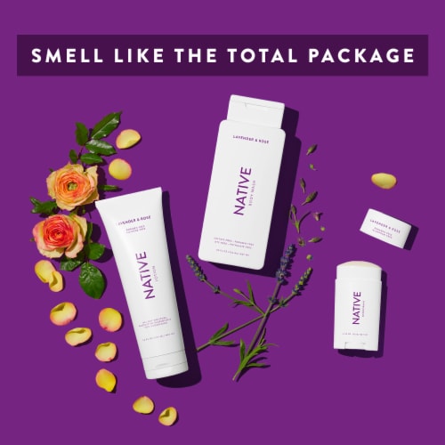 Native Lavender & Rose Deodorant Perspective: top
