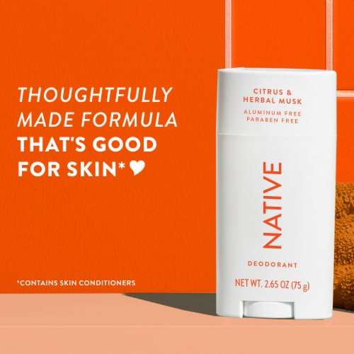 Native Citrus & Herbal Deodorant Perspective: top