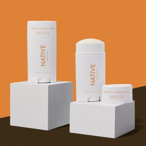 Native Vanilla & Sandalwood Deodorant Perspective: top