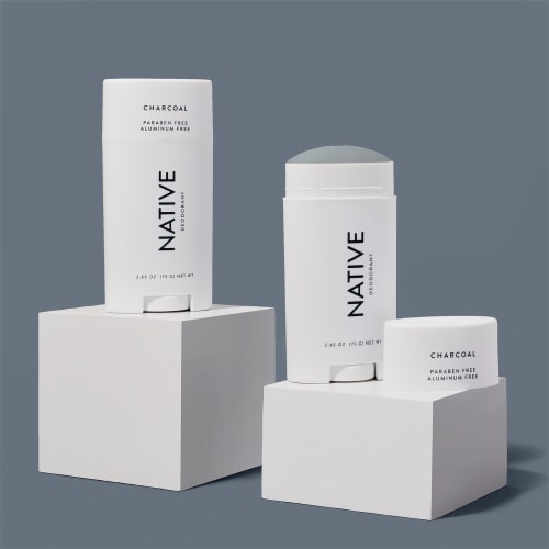 Native Charcoal Deodorant Perspective: top