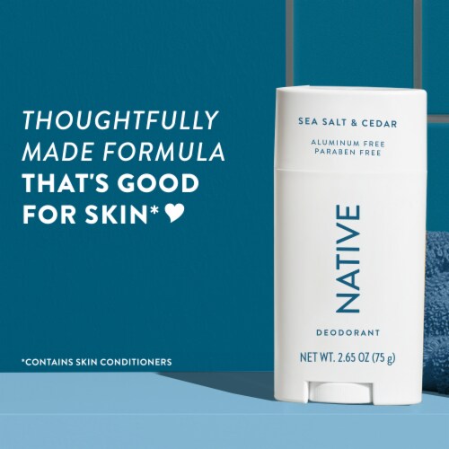 Native Sea Salt & Cedar Deodorant Perspective: top