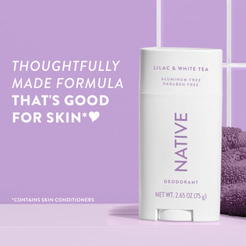 Native Lilac & White Tea Deodorant Perspective: top