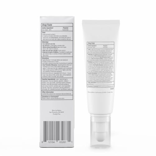 Native Facial Moisturizer with Coconut & Pineapple Mineral with SPF 30 Perspective: top