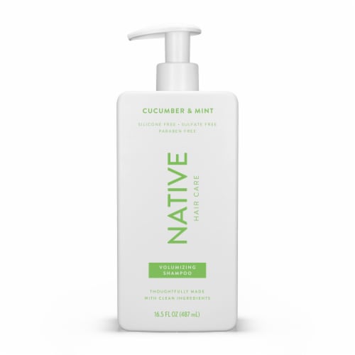 Native Hair Cucumber & Mint Volumizing Shampoo Perspective: top