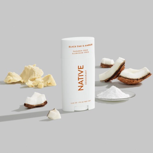 Native Black Oak & Amber Deodorant Perspective: top
