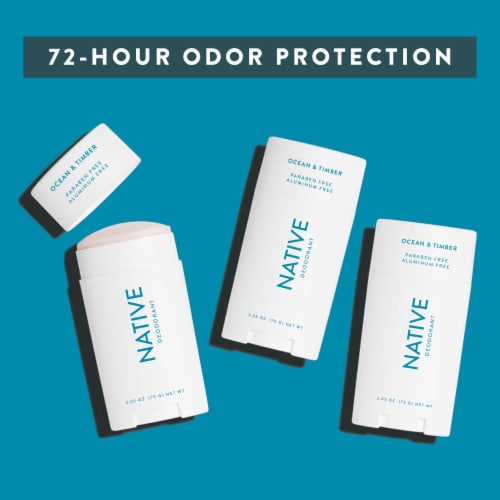 Native Ocean & Timber Deodorant Perspective: top
