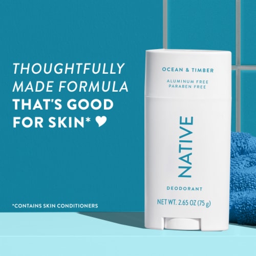 Native Ocean & Timber Deodorant Perspective: top