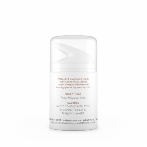 Native Moisturizing Facial Lotion Perspective: top