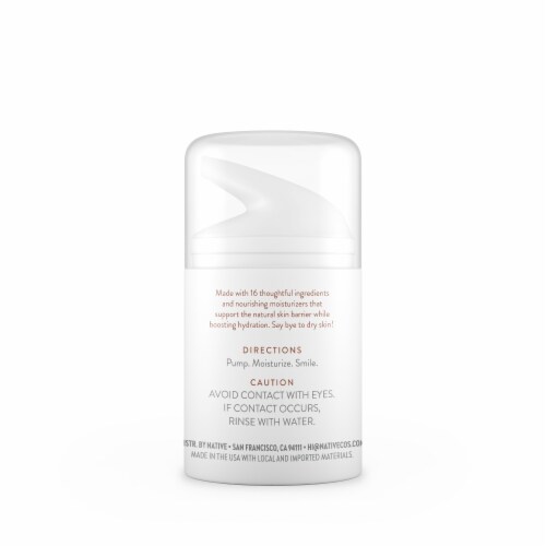 Native Moisturizing Facial Moisturizer with Coconut & Vanilla Vitamin B3 Perspective: top