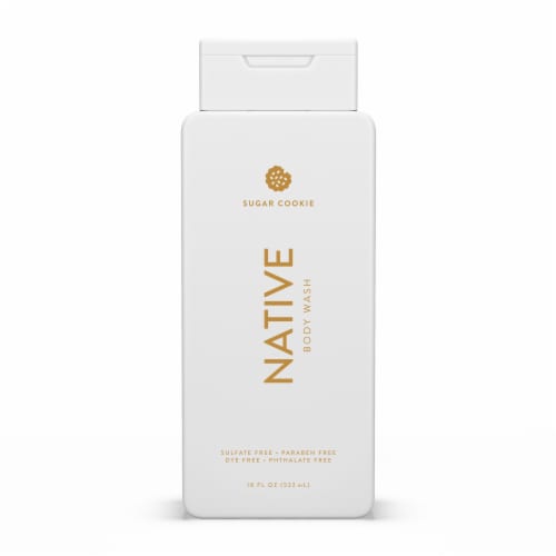 Native Limited Edition Sugar Cookie Body Wash, 18 oz Perspective: top
