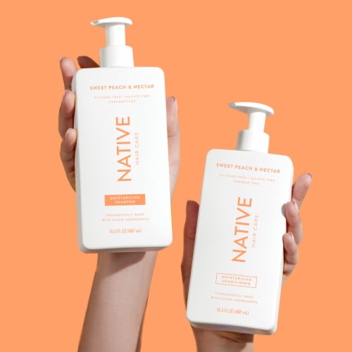Native Moisturizing Conditioner with Sweet Peach and Nectar, Sulfate Free for Women and Men Perspective: top
