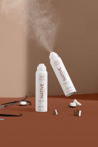 Native Coconut & Vanilla Spray Deodorant Perspective: top