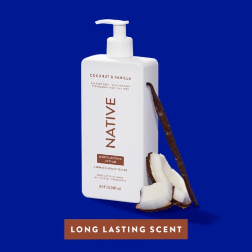 Native Body Lotion with Coconut & Vanilla Perspective: top