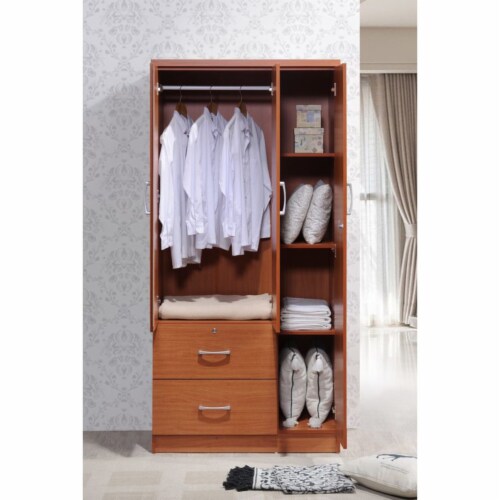 Hodedah 3 door on sale armoire