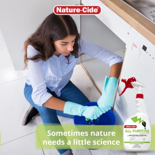 Nature-Cide All-Purpose Insecticide - Natural Roach, Spider, Mosquito and Ant Spray Perspective: top