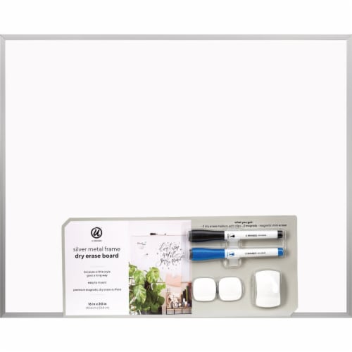 U Brands® Magnetic Dry Erase Board Value Pack Perspective: top