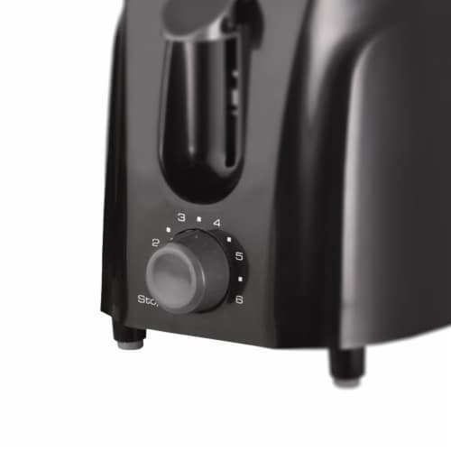 Brentwood Cool Touch 2-Slice Toaster - Black Perspective: top