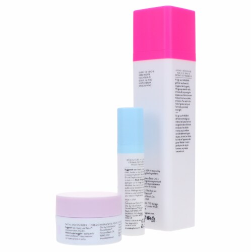 Drunk Elephant The TakeOff Kit: T.L.C Framboos Night Serum 50ml+ BHydra Serum 8ml+ Lala Retro Perspective: top