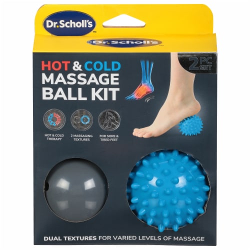 Dr. Scholl's™ Hot & Cold Massage Ball Kit Perspective: top