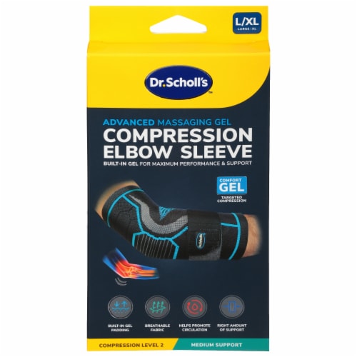 Dr. Scholl's™ Advanced Massaging Gel Compression Elbow Sleeve Perspective: top