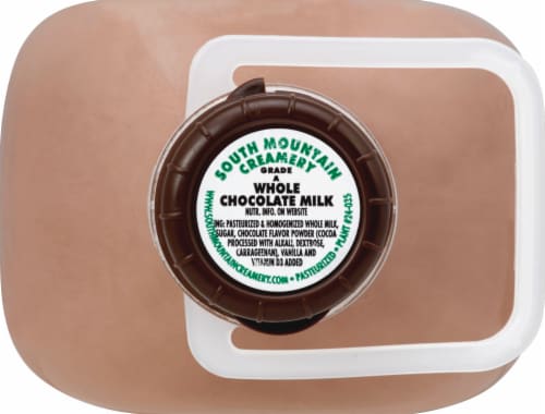 South Mountain Creamery Whole Chocolate Milk Perspective: top
