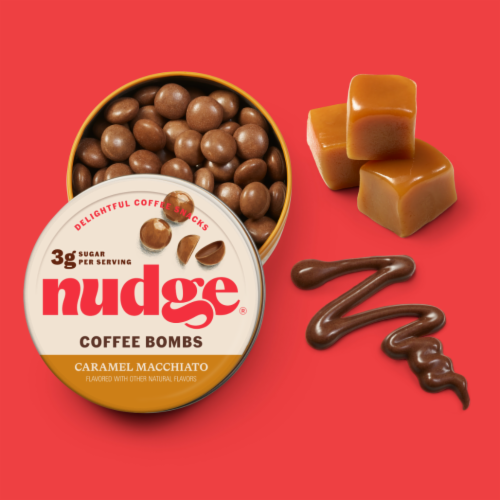 Nudge® Cafe Inspirations Caramel Macchiato Coffee Bombs Snacks Perspective: top