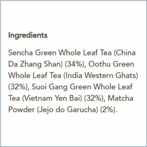Pukka Supreme Matcha Tea Herbal Green Tea Perspective: top