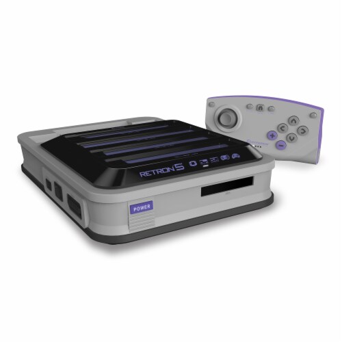 Hyperkin RetroN 5 HD Gaming Console - Grey Perspective: top