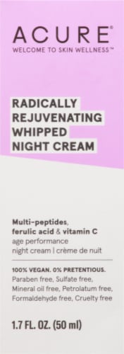 Acure® Radically Rejuvenating Whipped Night Facial Cream Perspective: top