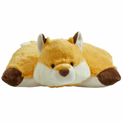 fox plush pillow