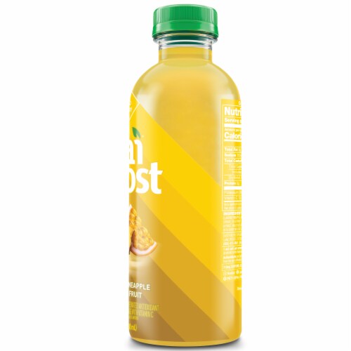 Bai Boost Pineapple Passion Fruit Caffeinated Antioxidant Beverage Perspective: top