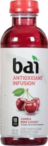 Bai® Zambia Bing Cherry™ Flavor Beverage Perspective: top