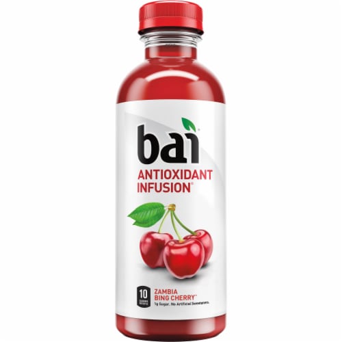 Bai® Antioxidant Infused Zambia Bing Cherry Flavored Bottled Water Perspective: top