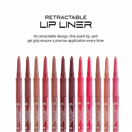 Kokie Professional Retractable Lip Liner Pencil LL517 Nude Perspective: top