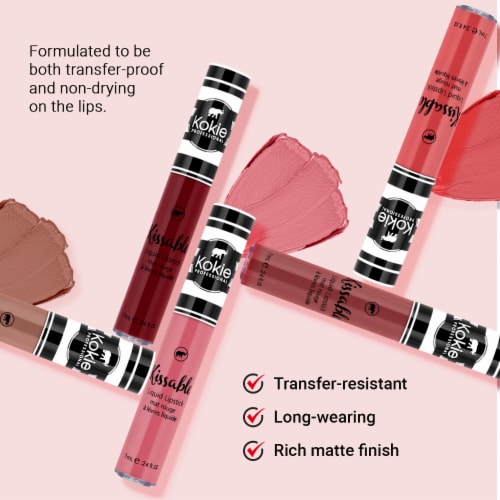 Kokie Professional Nirvana Kissable Liquid Lipstick Perspective: top