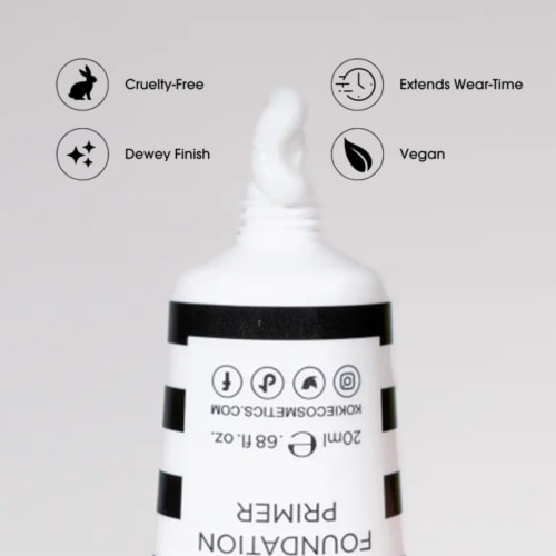 Kokie Professional Smooth Glow Translucent Hydrating Foundation Primer Perspective: top