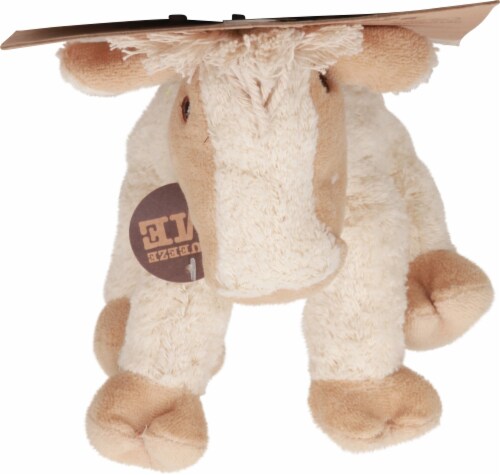 Natural Pet Plush Animal Dog Toy Perspective: top