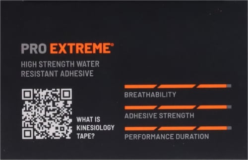 KT Tape™ Pro Extreme Extra Strength Adhesive Sports Tape - Black Perspective: top