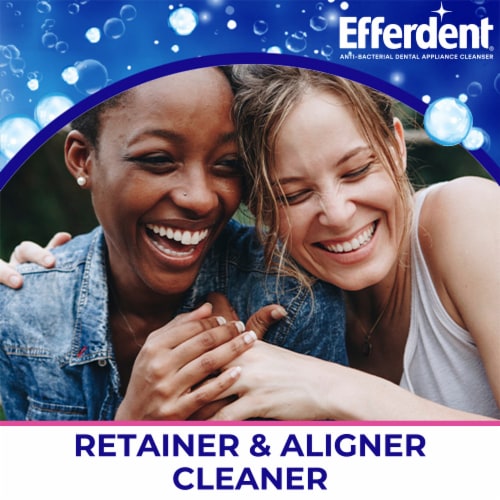 Efferdent Fresh & Clean Minty Fresh Denture & Retainer Cleanser Tablets Perspective: top