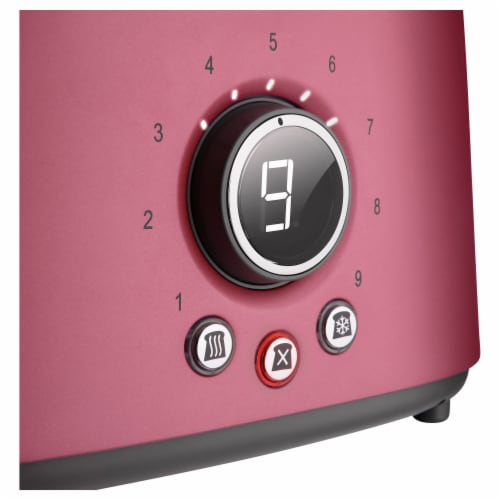 Sencor 2-Slot Toaster with Digital Button and Rack - Red, 1 ct