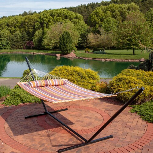 Sunnydaze quilted hotsell fabric hammock