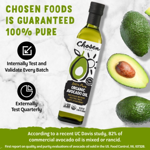 Chosen Foods 100% Pure Organic Avocado Oil Perspective: top
