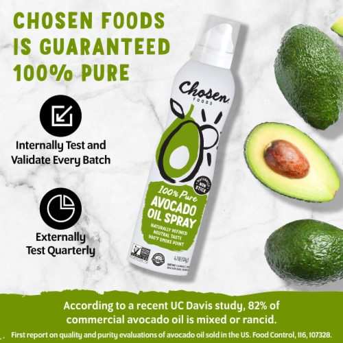 Chosen Foods 100% Pure Avocado Oil Spray Perspective: top